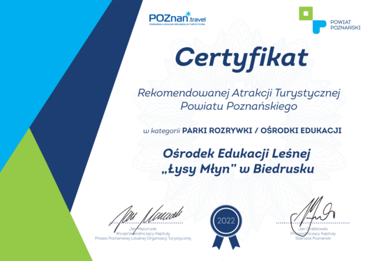5. Ośrodek Edukacji Leśnej Łysy Młyn w Biedrusku-1 5. Ośrodek Edukacji Leśnej Łysy Młyn w Biedrusku-1